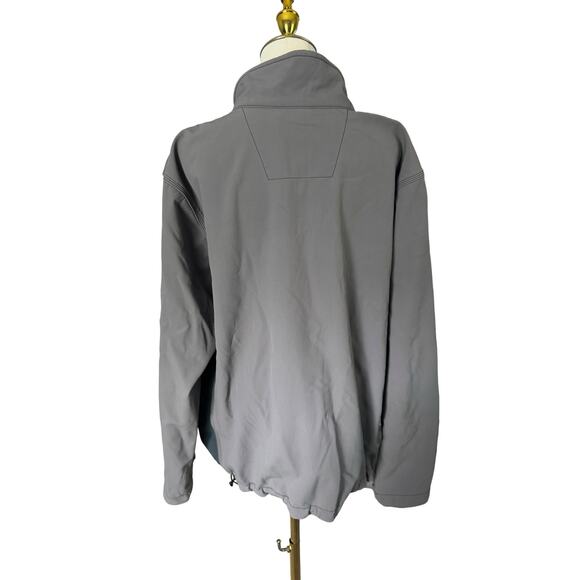 Carhartt Fleece Lined Soft Shell Winter Coat Jacket Gray Colorblock Gorpcore XL - Picture 7 of 16